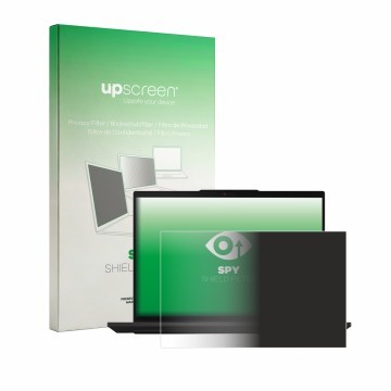 Vorderseite einer Produktverpackung mit dem Markenlogo upscreen. Daneben ist das Gerät Lenovo ThinkPad L16 Gen 3 mit dem zugeh