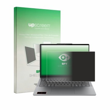Vorderseite einer Produktverpackung mit dem Markenlogo upscreen. Daneben ist das Gerät Lenovo IdeaPad Slim 5i Gen 11 14