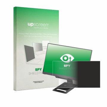 Face avant d’un emballage produit avec le logo de la marque upscreen. À côté, l’appareil Ingnok YN02D 15.6