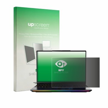 Parte frontale di una confezione del prodotto con il logo del marchio upscreen. Accanto è raffigurato il dispositivo MEDION Er
