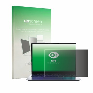 Vorderseite einer Produktverpackung mit dem Markenlogo upscreen. Daneben ist das Gerät MEDION SPRCHRGD 14 S2 mit dem zugehörig