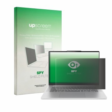 Front side of a product packaging with the brand logo upscreen. Next to it is the device Lenovo IdeaPad Slim 5 15ARP10 15.1