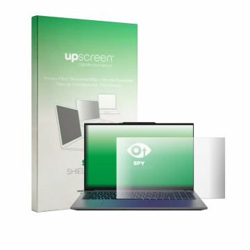 Vorderseite einer Produktverpackung mit dem Markenlogo upscreen. Daneben ist das Gerät Medion Avantum 15 S2 mit dem zugehörige