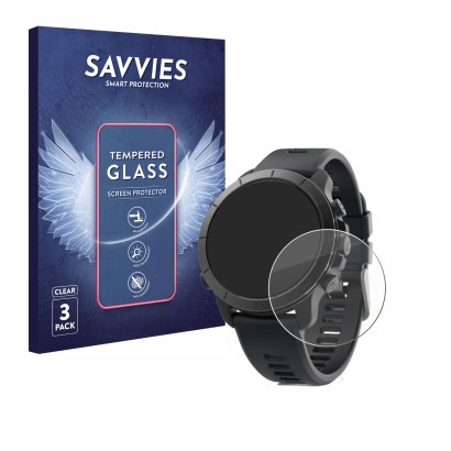Face avant d’un emballage produit avec le logo de la marque Savvies. À côté, l’appareil Wahoo Elemnt Rival est représenté avec