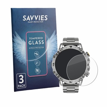 Vorderseite einer Produktverpackung mit dem Markenlogo Savvies. Daneben ist das Gerät LIGE EF18 1.7