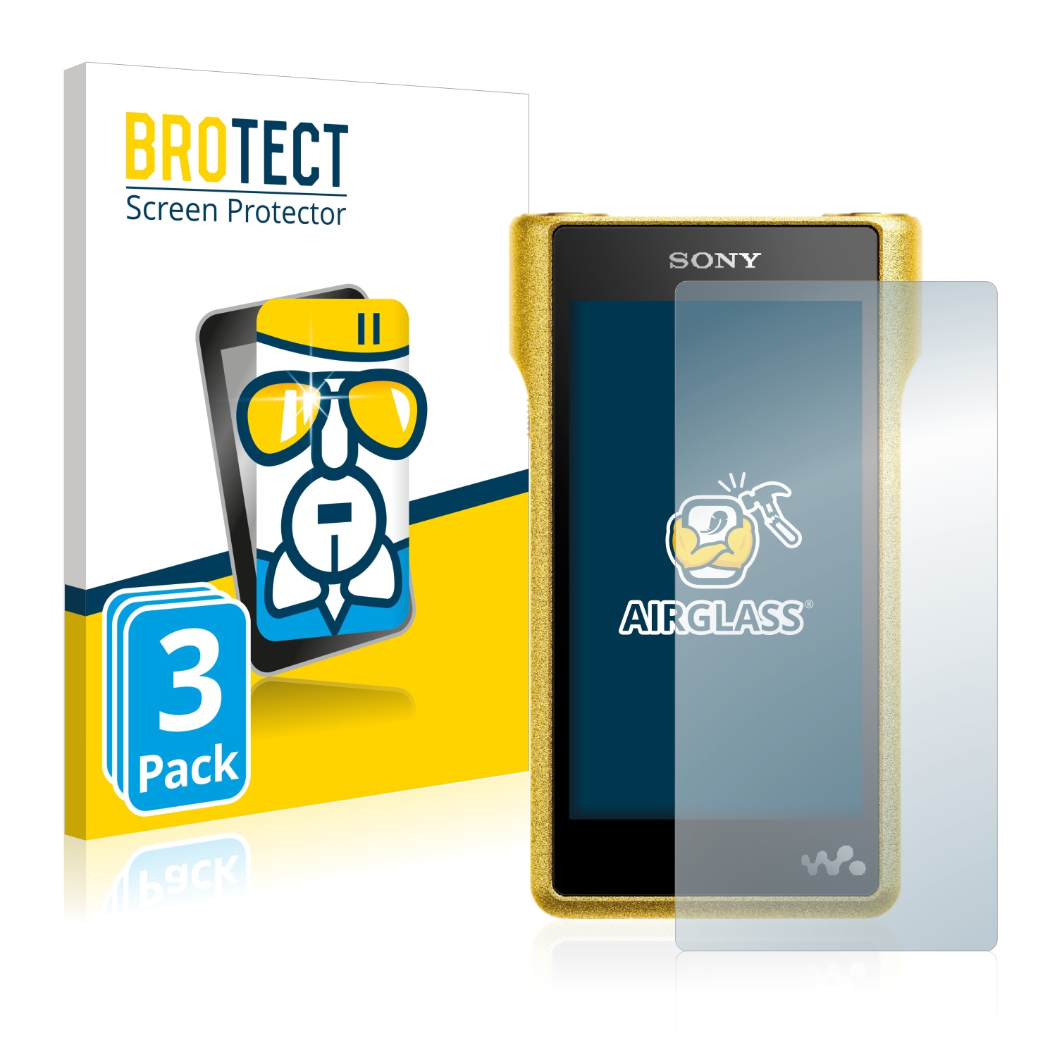 Strong Scratch Protection upscreen Scratch Shield Clear Screen Protector for Sony Walkman NW-WM1A Multitouch Optimized High Transparency 