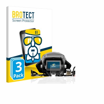 Vorderseite einer Produktverpackung mit dem Markenlogo BROTECT. Daneben ist das Gerät KTM 1290 Super Adventure S 2017 Tachoanz