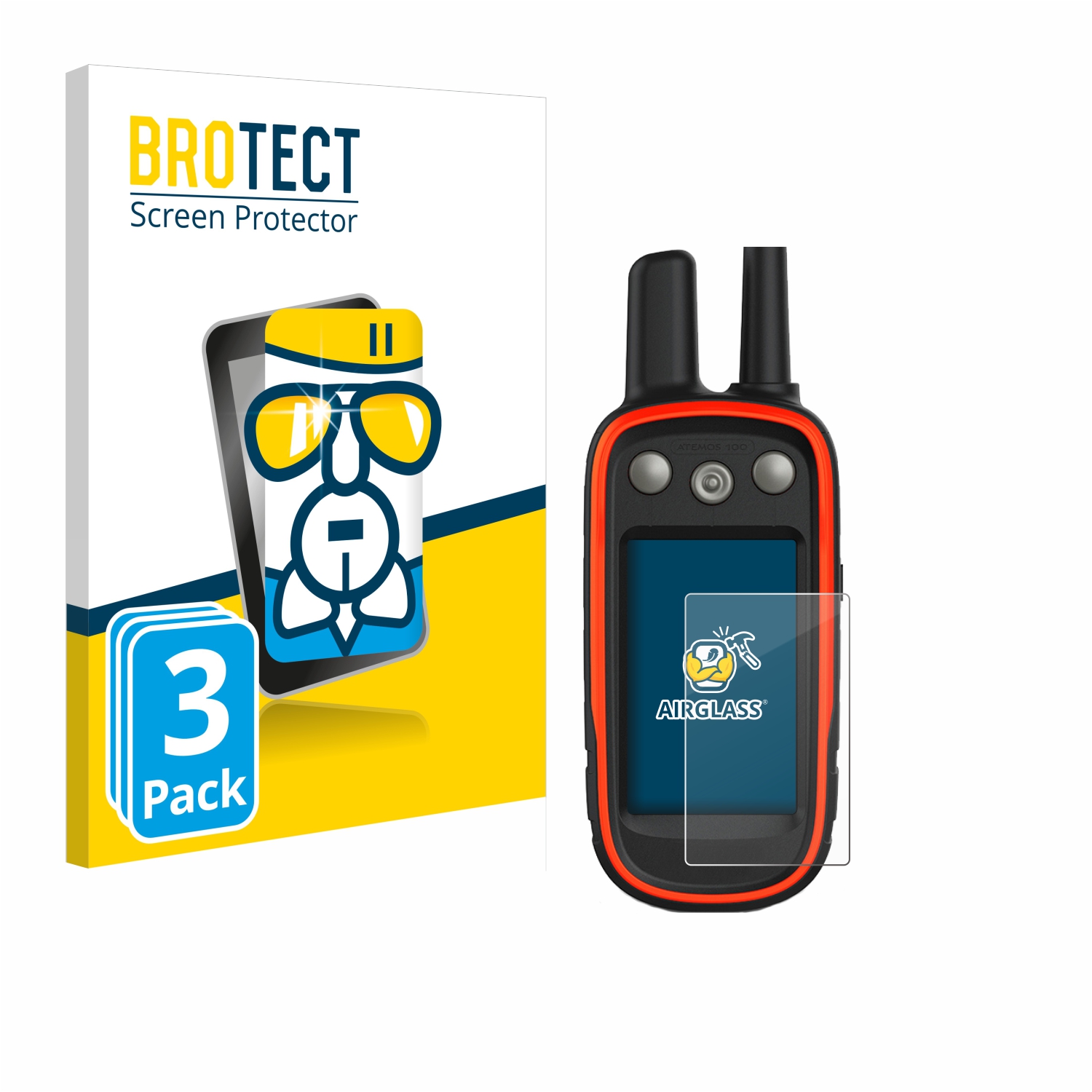 Ultra Trasparente 2 Pezzi - Protezione Schermo BROTECT Pellicola Protettiva Compatibile con Garmin Edge 810 