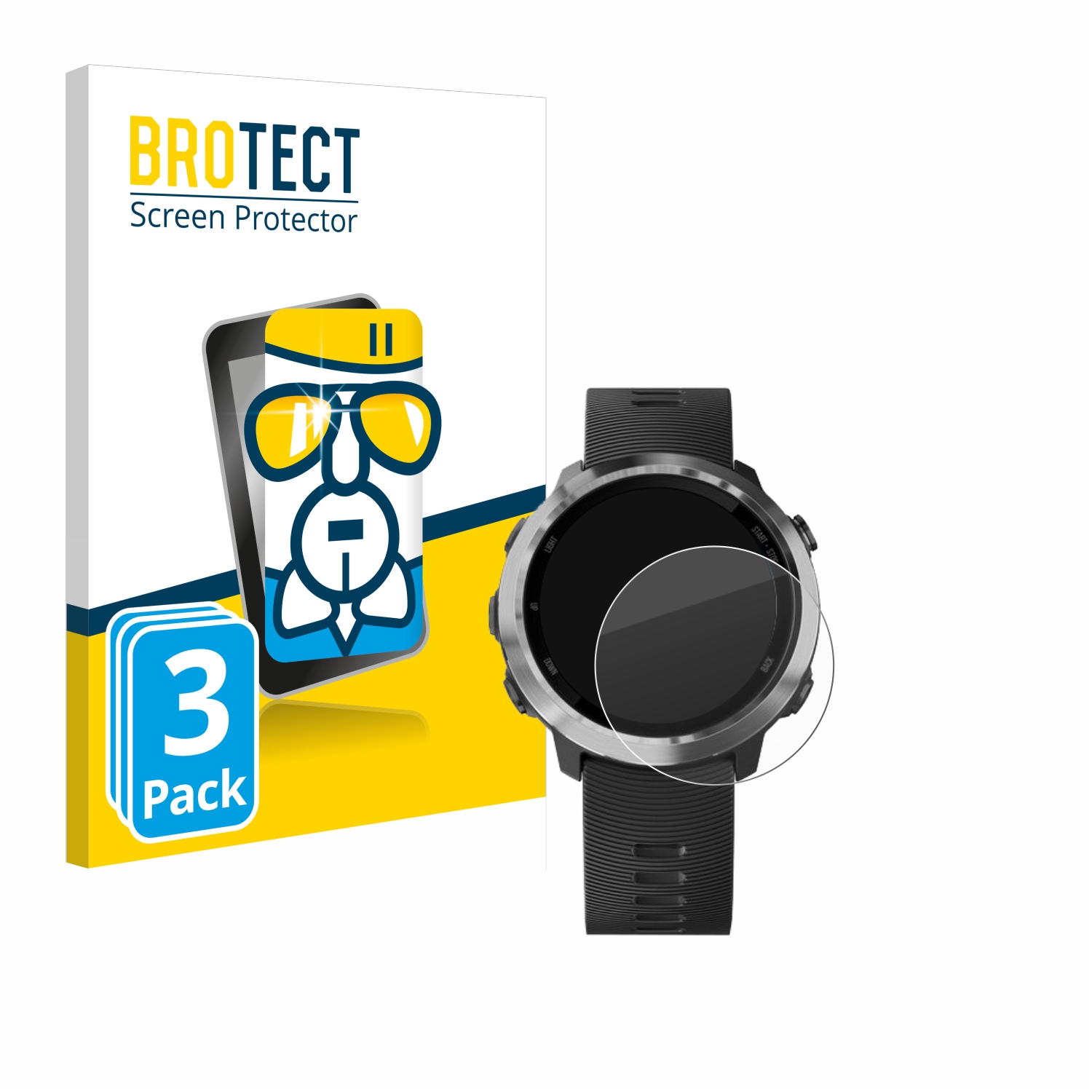 2 Films De Protection D'Écran BROTECT Pour Garmin Forerunner 45S - Ultra Clair, Anti-Rayures Et Anti-Empreintes