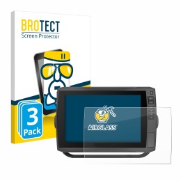 Parte frontale di una confezione del prodotto con il logo del marchio BROTECT. Accanto è raffigurato il dispositivo Garmin ECH