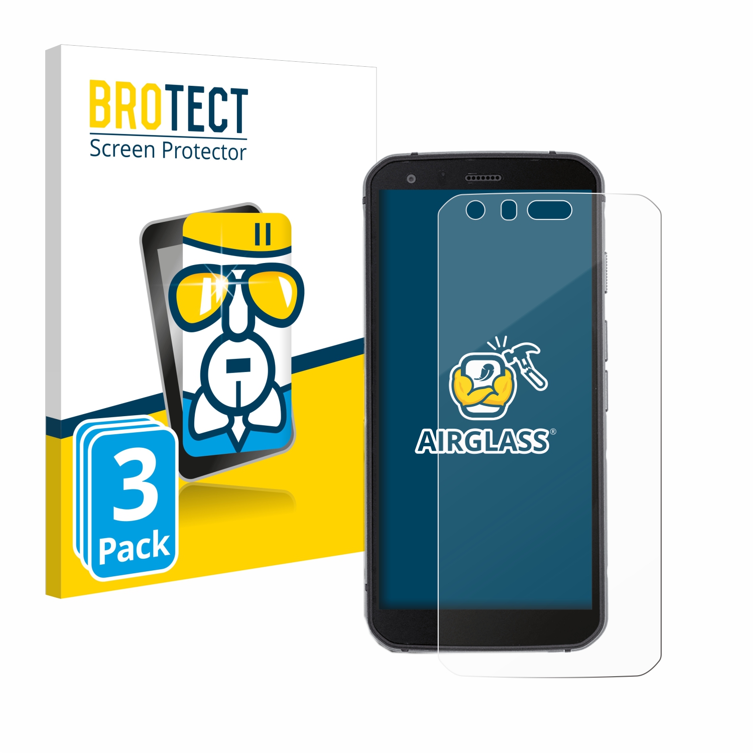 Protezione Schermo Cat S41 10X Caterpillar Cat S41 Pellicola Protettiva In Vetro Temperato Pellicola Idrorepellente Anti Impronte