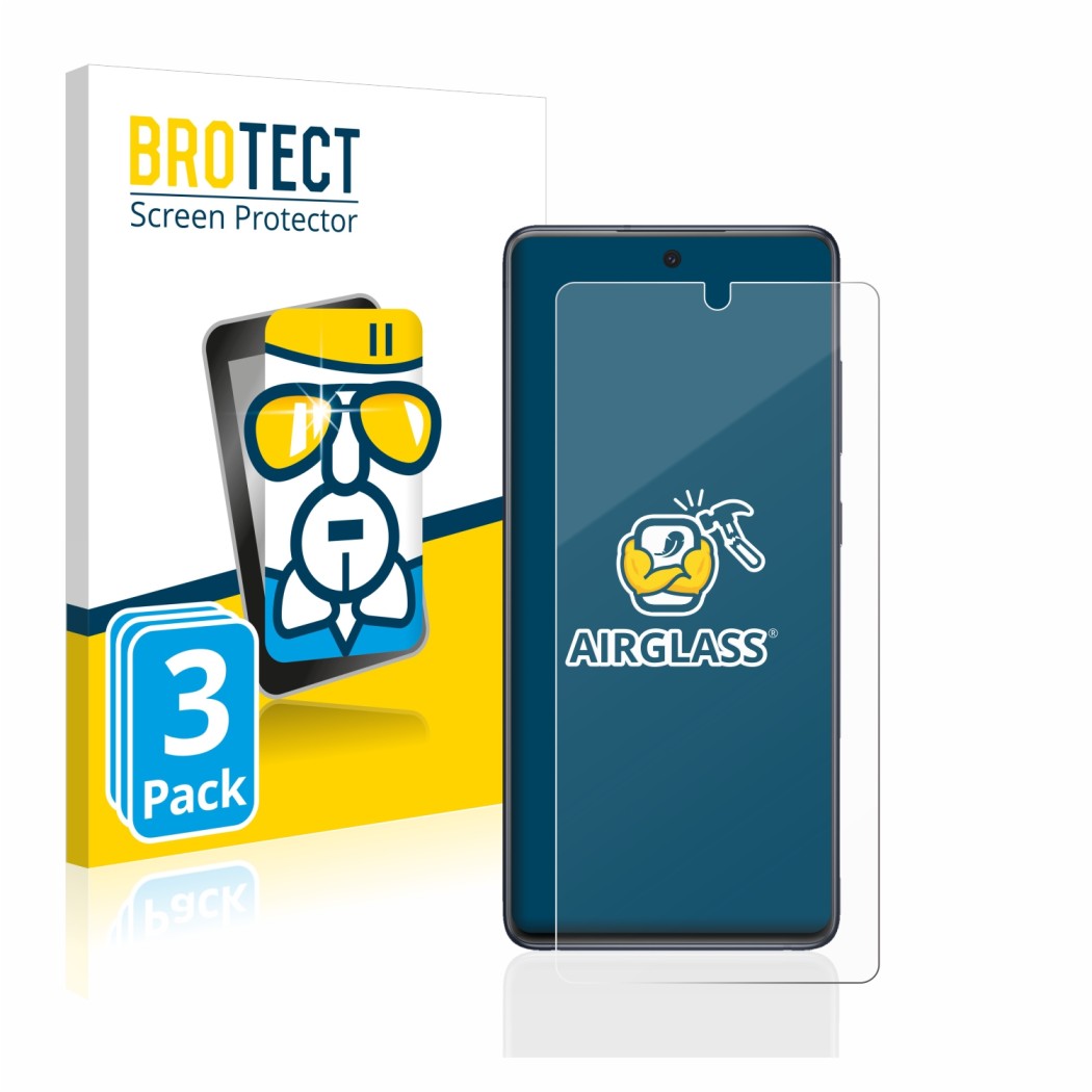3x BROTECT AirGlass Protection d'écran en verre pour Samsung Galaxy S20 FE