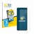 Front side of a product packaging with the brand logo BROTECT. Next to it is the device Samsung Galaxy S21 Plus 5G shown with 