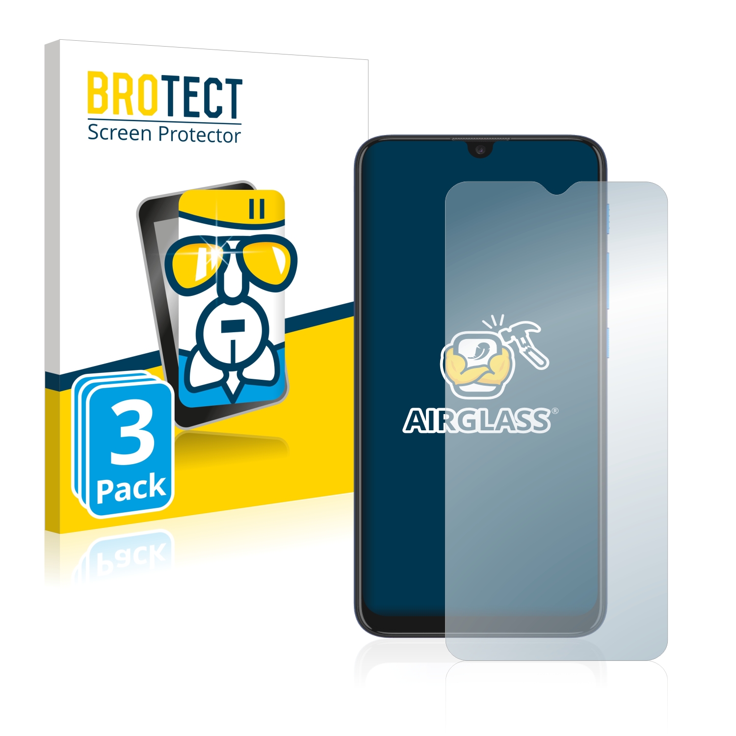 KJYF Verre Trempé Pour Motorola Moto E7i Power, [4 Pièces