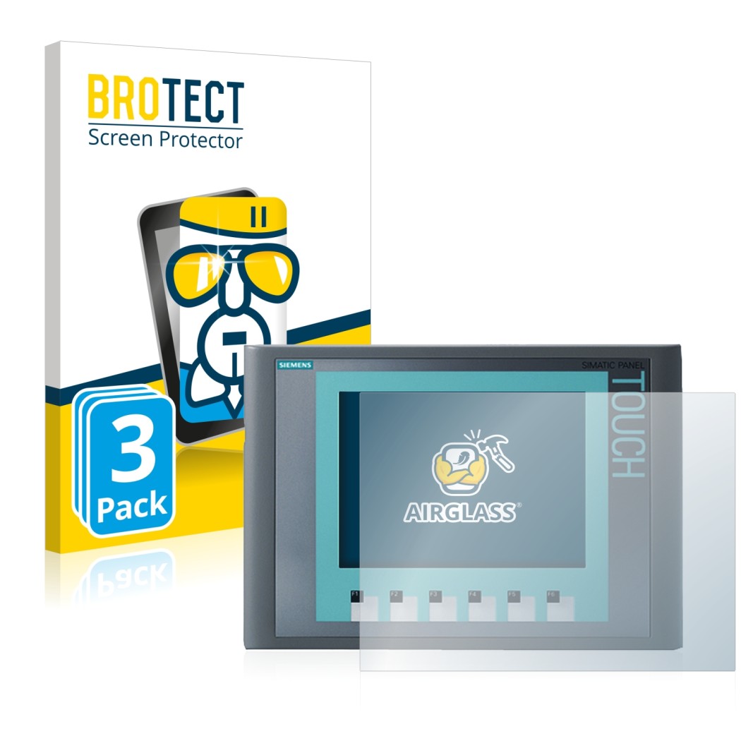 Parte frontale di una confezione del prodotto con il logo del marchio BROTECT. Accanto è raffigurato il dispositivo Siemens Si