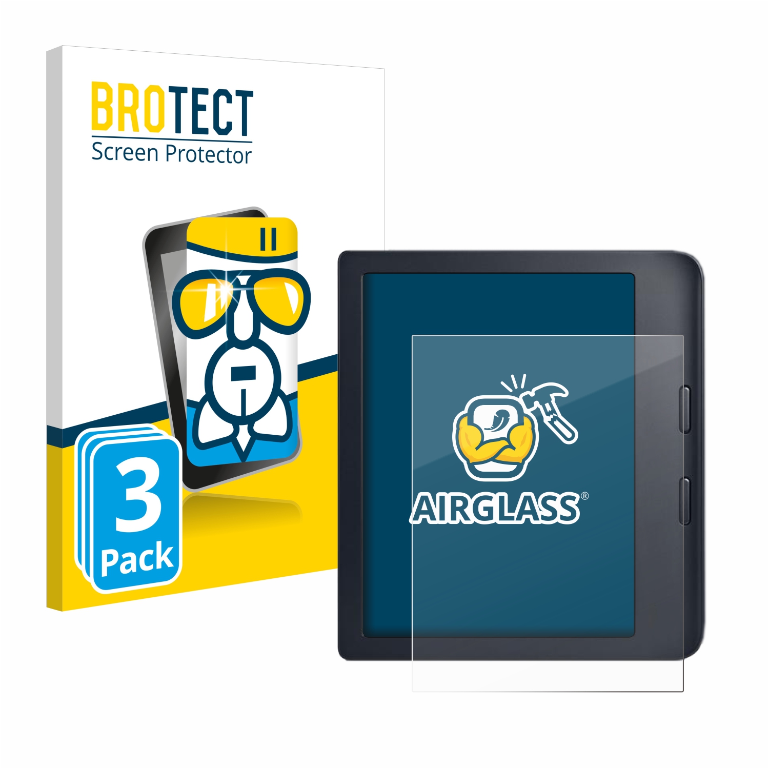 Mat Film Protecteur Vitre 9H brotect Anti-Reflet Protection Ecran Verre Compatible avec Kobo Libra 2