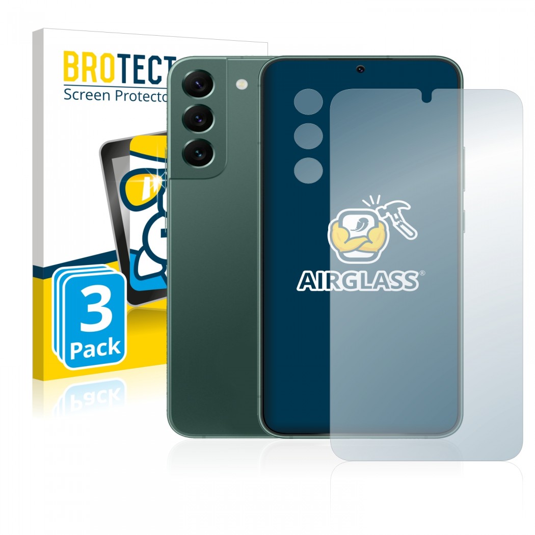 3x BROTECT AirGlass Protection d'écran en verre pour Samsung