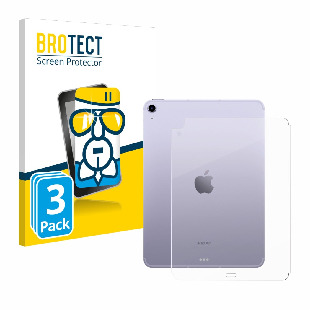 3x BROTECT AirGlass Protection d'écran en verre pour Apple iPad