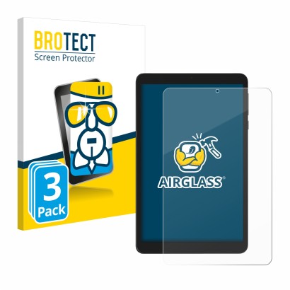 Parte frontale di una confezione del prodotto con il logo del marchio BROTECT. Accanto è raffigurato il dispositivo Doogee T20