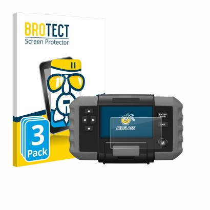 Front side of a product packaging with the brand logo BROTECT. Next to it is the device Topdon BT 600 shown with the correspon