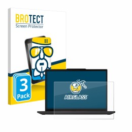 Vorderseite einer Produktverpackung mit dem Markenlogo BROTECT. Daneben ist das Gerät Lenovo ThinkPad T14 Gen 5 mit dem zugehö