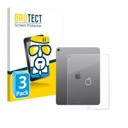 Front side of a product packaging with the brand logo BROTECT. Next to it is the device Apple iPad Air 13