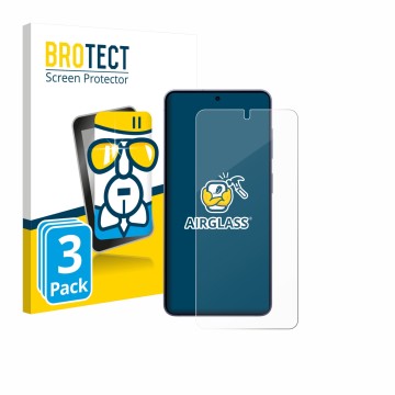 Face avant d’un emballage produit avec le logo de la marque BROTECT. À côté, l’appareil Samsung Galaxy S26 est représenté avec