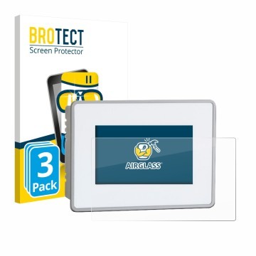 Parte frontale di una confezione del prodotto con il logo del marchio BROTECT. Accanto è raffigurato il dispositivo BUCHER aut