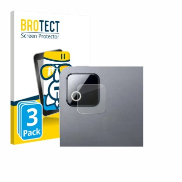 Face avant d’un emballage produit avec le logo de la marque BROTECT. À côté, l’appareil Xiaomi Pad 8 Pro (Caméra UNIQUEMENT) e