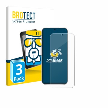 Parte frontal de un envase de producto con el logotipo de la marca BROTECT. Al lado se muestra el dispositivo Huawei Nova 12 L