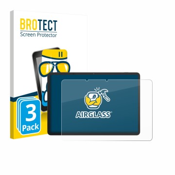 Parte frontale di una confezione del prodotto con il logo del marchio BROTECT. Accanto è raffigurato il dispositivo TCL NxtPap