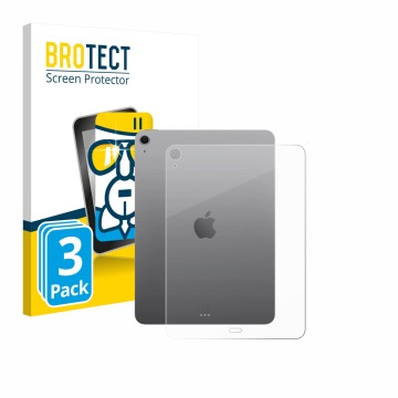 Front side of a product packaging with the brand logo BROTECT. Next to it is the device Apple iPad Air 11