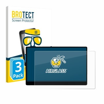 Face avant d’un emballage produit avec le logo de la marque BROTECT. À côté, l’appareil Sotsu FlipAction Go 14