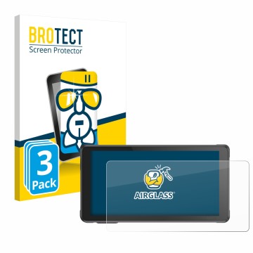 Vorderseite einer Produktverpackung mit dem Markenlogo BROTECT. Daneben ist das Gerät Interphone RideSync mit dem zugehörigen 