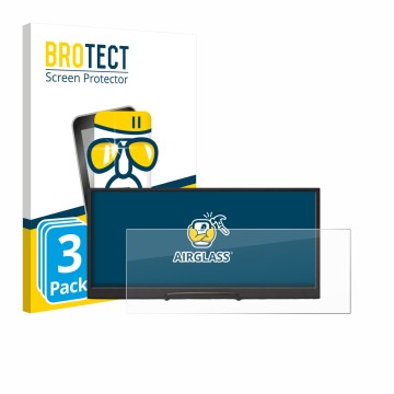 Vorderseite einer Produktverpackung mit dem Markenlogo BROTECT. Daneben ist das Gerät Prechen HD-123 12,3