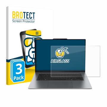 Vorderseite einer Produktverpackung mit dem Markenlogo BROTECT. Daneben ist das Gerät Lenovo ThinkPad X9-15p Gen 1 Aura Editio