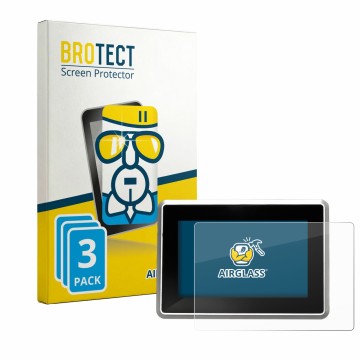 Parte frontal de un envase de producto con el logotipo de la marca BROTECT. Al lado se muestra el dispositivo GESAS High Perfo