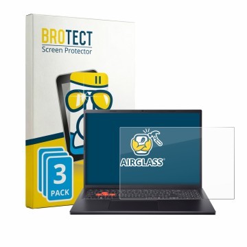 Vorderseite einer Produktverpackung mit dem Markenlogo BROTECT. Daneben ist das Gerät Acer Nitro Lite 16 NL16-71G mit dem zuge