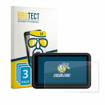 Parte frontale di una confezione del prodotto con il logo del marchio BROTECT. Accanto è raffigurato il dispositivo Atomos Nin