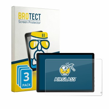 Parte frontale di una confezione del prodotto con il logo del marchio BROTECT. Accanto è raffigurato il dispositivo Muisoo MSO