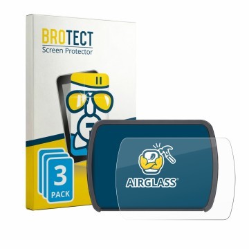 Parte frontale di una confezione del prodotto con il logo del marchio BROTECT. Accanto è raffigurato il dispositivo Motocaddy 