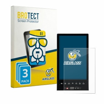 Face avant d’un emballage produit avec le logo de la marque BROTECT. À côté, l’appareil Citroen C5 Aircross Waterfall-Display 