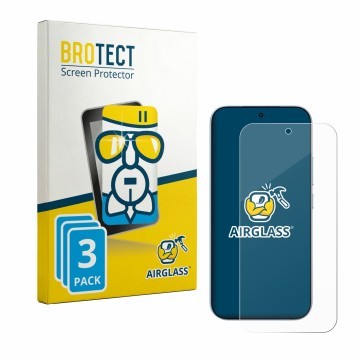Vorderseite einer Produktverpackung mit dem Markenlogo BROTECT. Daneben ist das Gerät Xiaomi 17T mit dem zugehörigen Displaysc