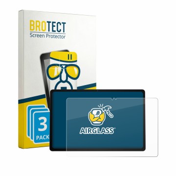 Vorderseite einer Produktverpackung mit dem Markenlogo BROTECT. Daneben ist das Gerät ASUS Chromebook CM32 mit dem zugehörigen