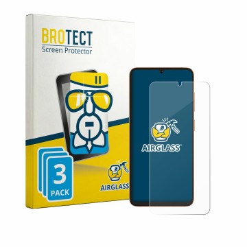 Parte frontale di una confezione del prodotto con il logo del marchio BROTECT. Accanto è raffigurato il dispositivo Hotwav A26