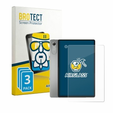 Front side of a product packaging with the brand logo BROTECT. Next to it is the device Lenovo Idea Tab Pro Gen 2 13