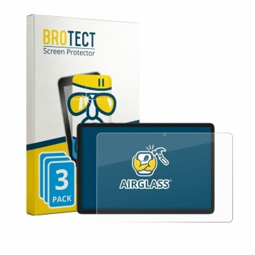 Parte frontal de un envase de producto con el logotipo de la marca BROTECT. Al lado se muestra el dispositivo VekfulPC T20 10.