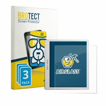 Vorderseite einer Produktverpackung mit dem Markenlogo BROTECT. Daneben ist das Gerät Bigme B7 Pro mit dem zugehörigen Display