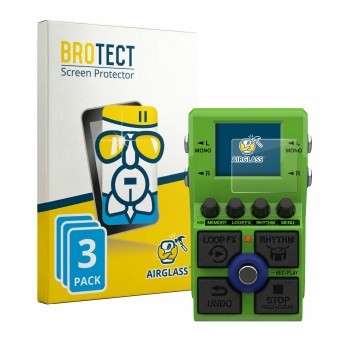 Parte frontale di una confezione del prodotto con il logo del marchio BROTECT. Accanto è raffigurato il dispositivo Zoom MS-90