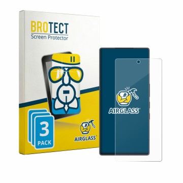 Vorderseite einer Produktverpackung mit dem Markenlogo BROTECT. Daneben ist das Gerät ZTE Nubia Red Magic 11S Pro Plus mit dem